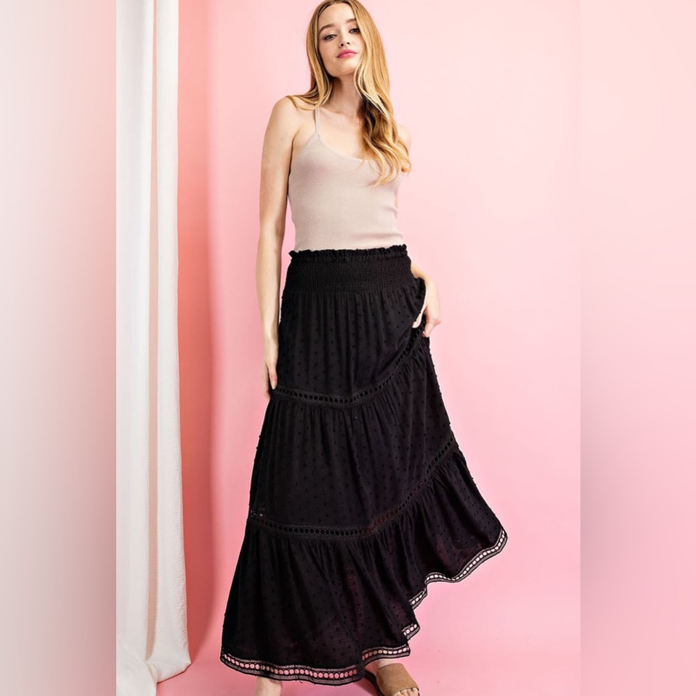 EESOME CROCHET INSET MAXI SKIRT ❤️NEW COLLECTION IN STORES❤️